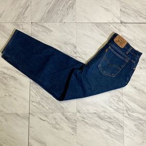Vintage Levi’s 550 orange tab jeans